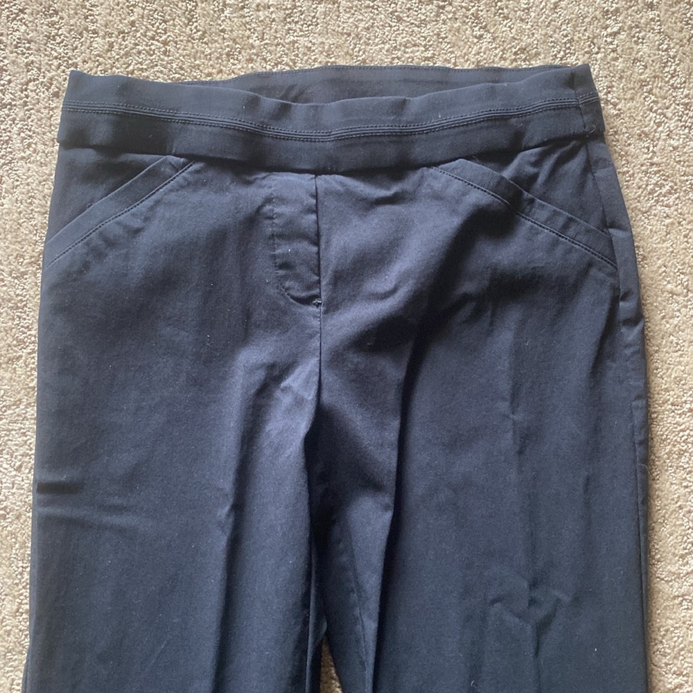 Kim Rogers Black Pull on Dress Pants Size 6 - Picture 2 of 6